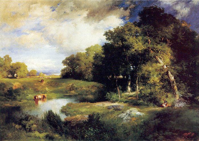 Moran, Thomas A Pastoral Landscape